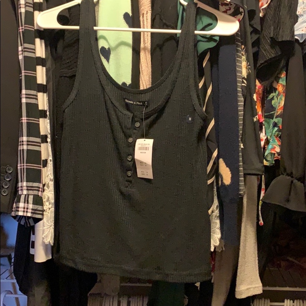 Abercrombie and Fitch Henley Tank Top